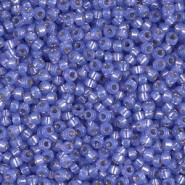 Miyuki seed beads 11/0 - Dyed violet silver lined alabaster 11-649